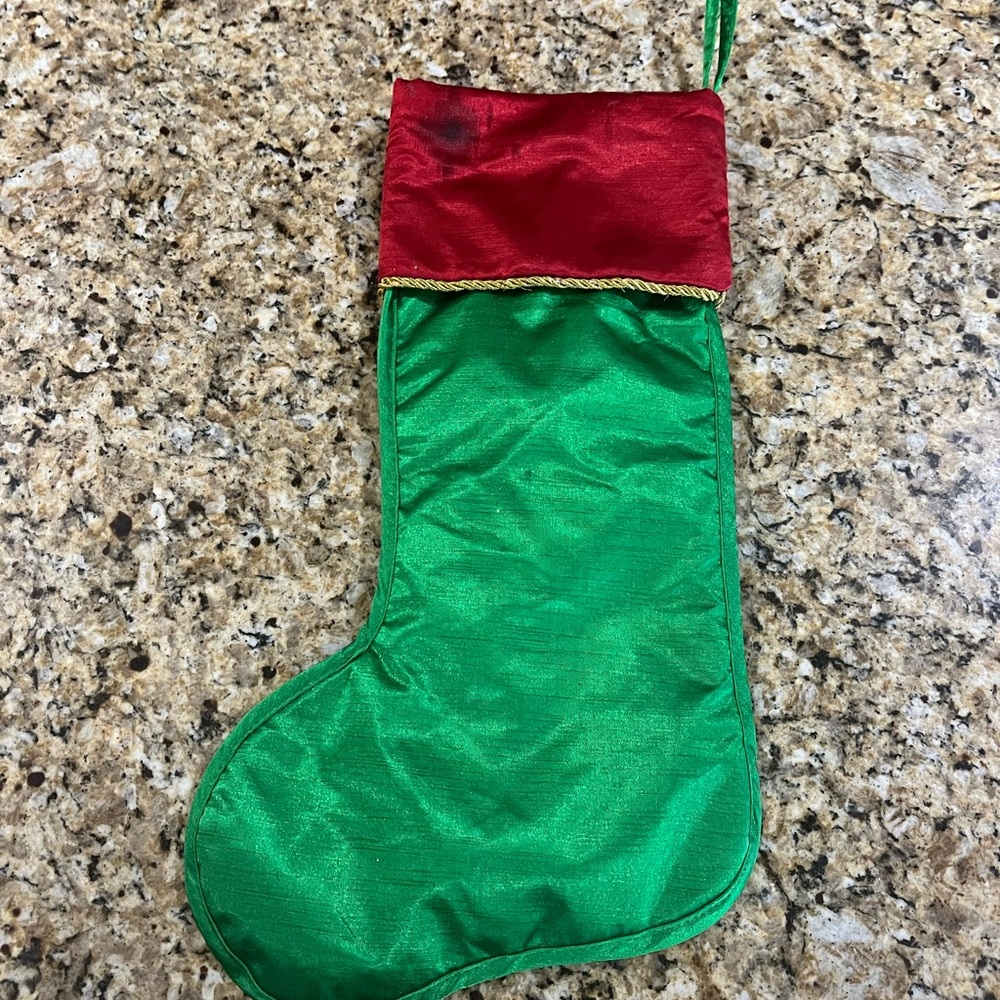 Festive Red and Green Christmas Stocking Set - Picture 8 of 11